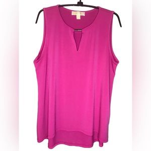 Michael Kors Hot Pink Sleeveless Top